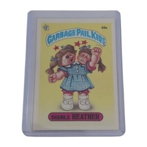 Double Heather Series 1 Garbage Pail Card In Great Condition !